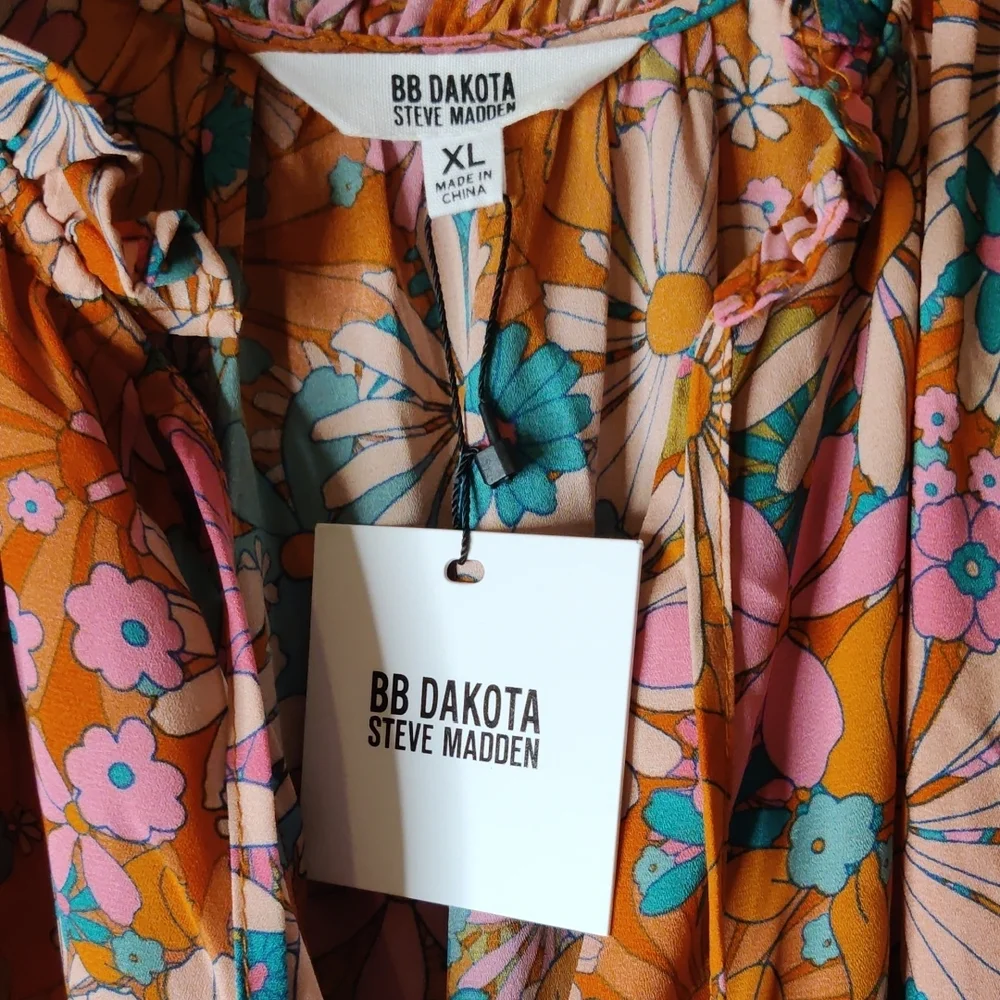 BB Dakota By Steve Madden California Soul Dress Size XL Nwt - Picture 5 of 9